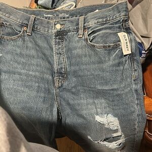Old Navy jeans distressed
